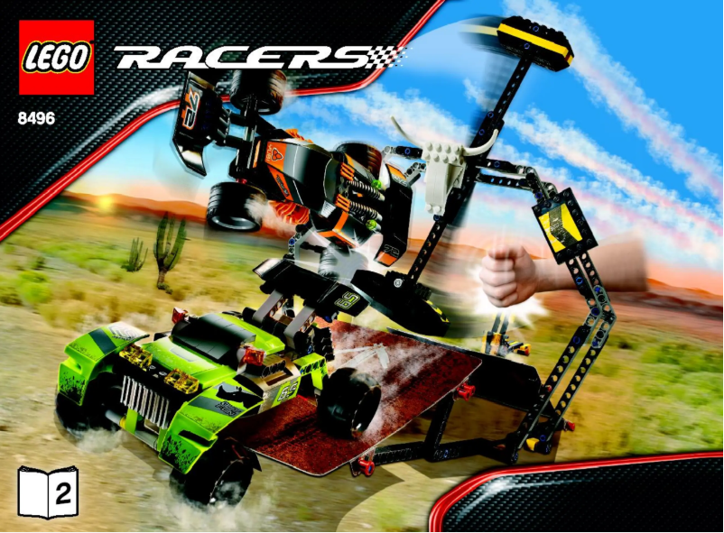 Page n°1 - Manuel utilisateur Lego Racers 8496