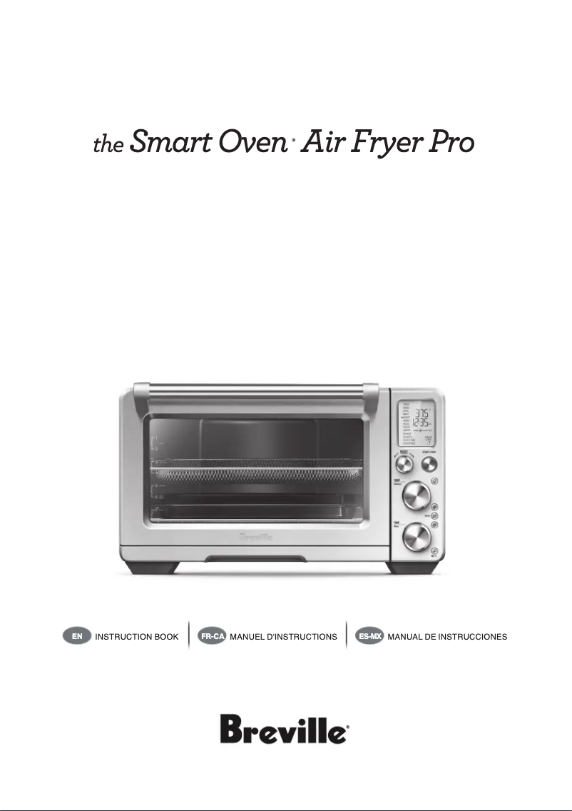 Image de la première page du manuel de l'appareil the Smart Oven Air BOV900