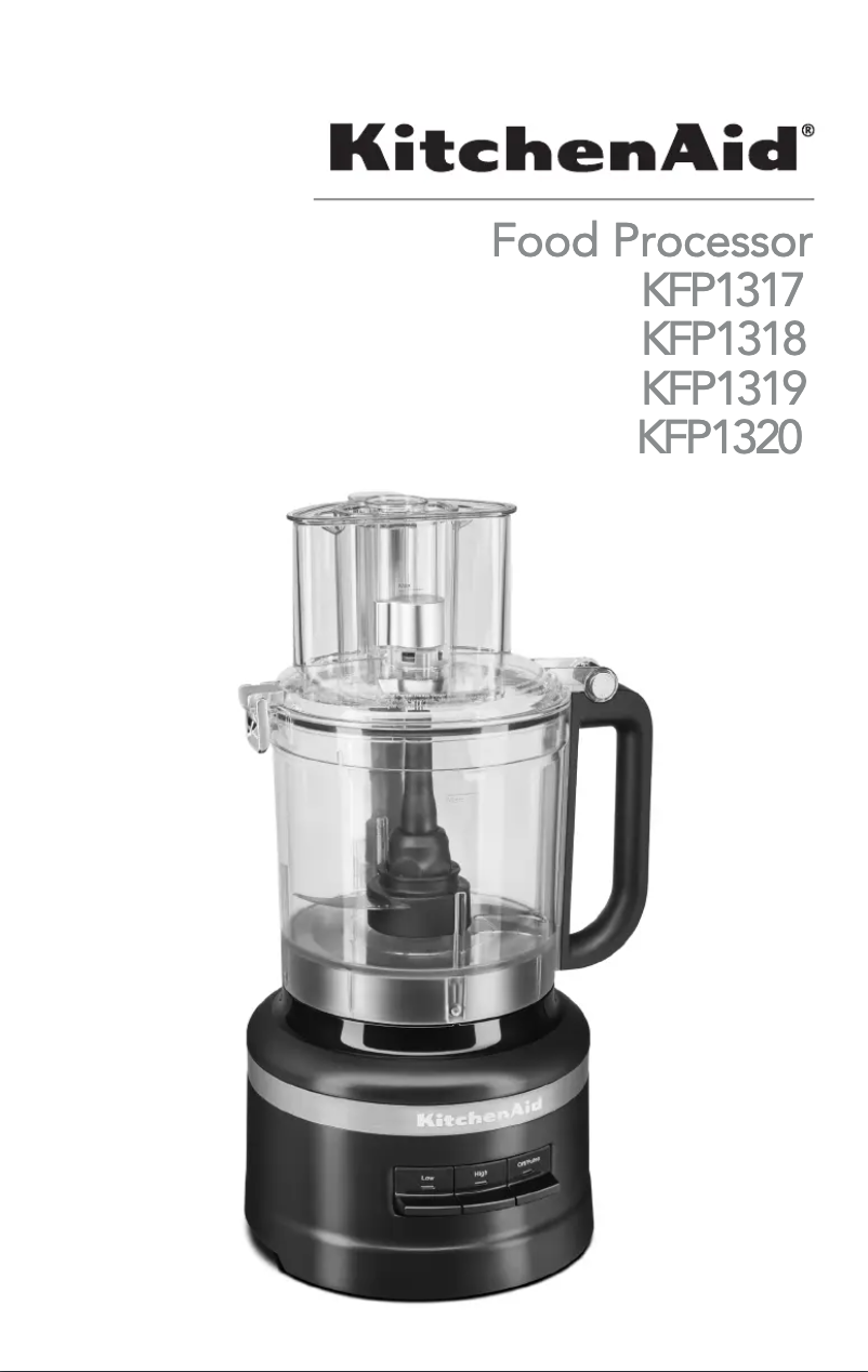 Página 1 del manual Manual de usuario KitchenAid KFP1320