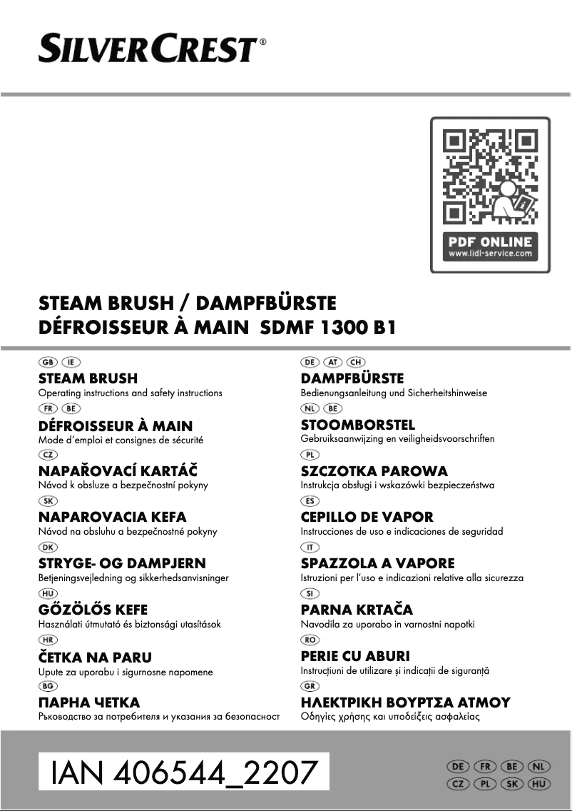 Page 1 de la notice Manuel utilisateur SilverCrest SDMF 1300 B1