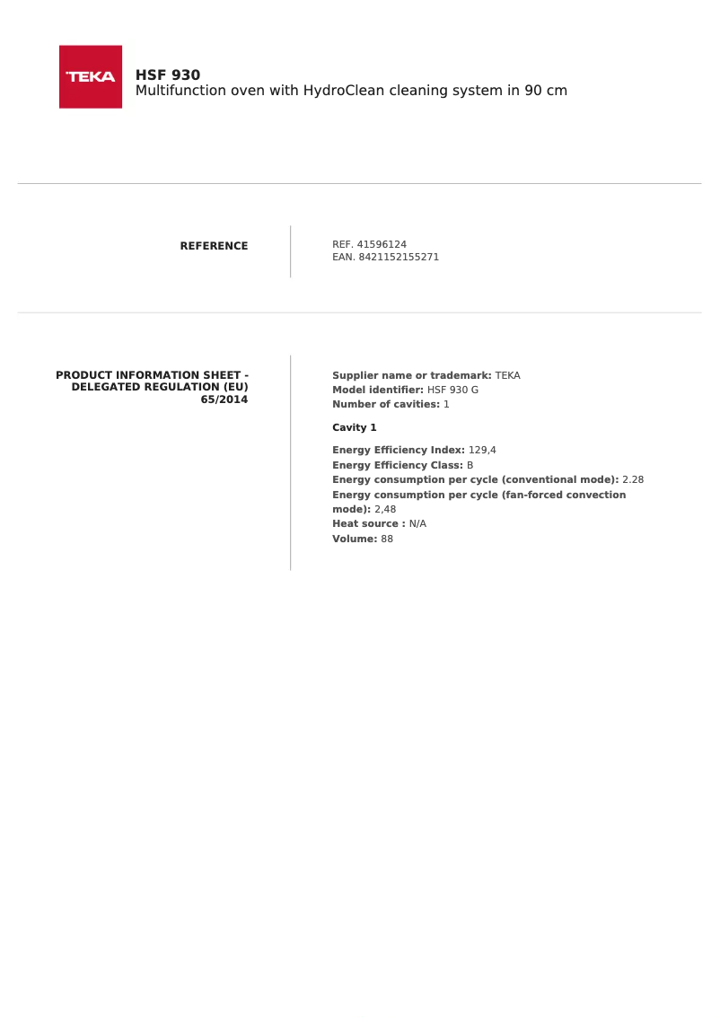 Image de la première page du manuel de l'appareil HSF 930