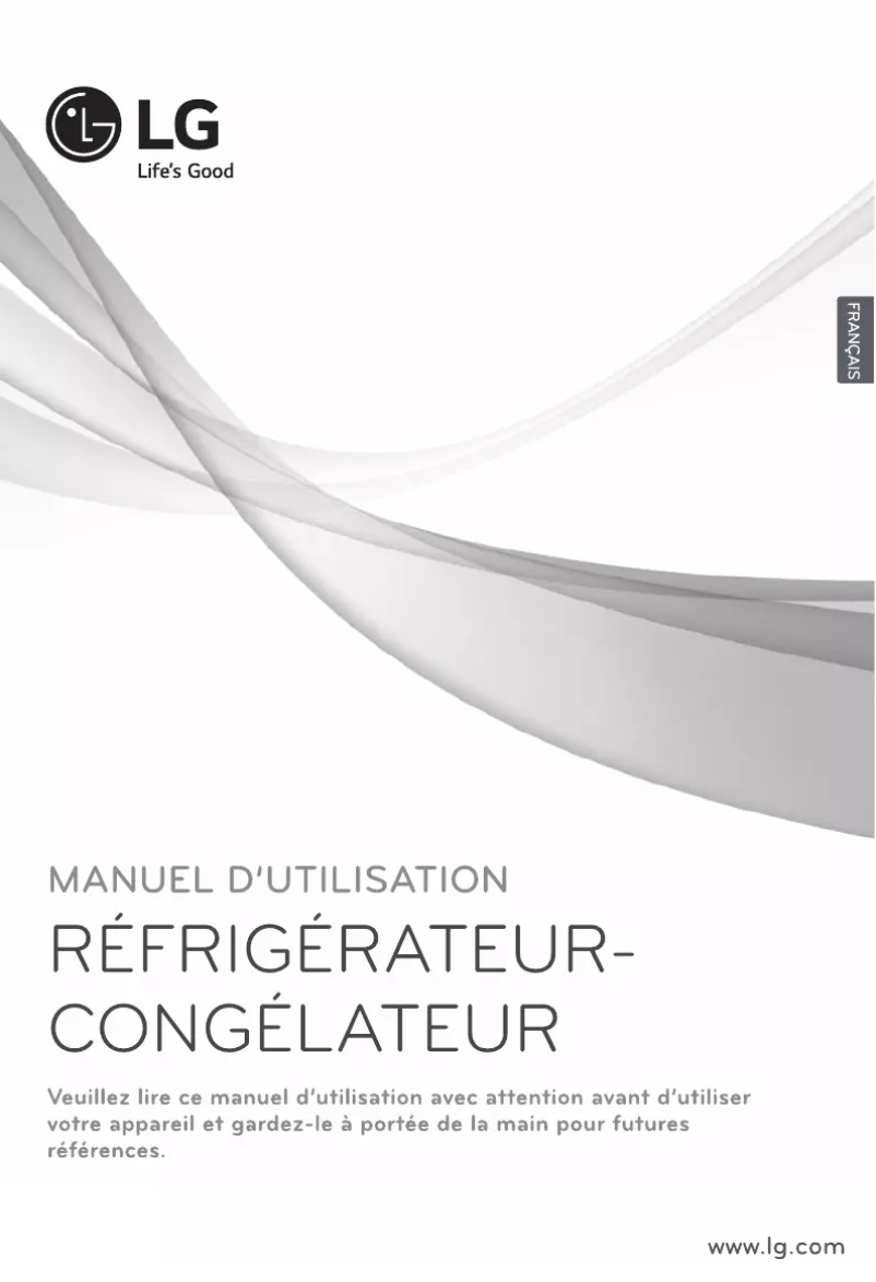 Page 1 de la notice Manuel utilisateur LG GBD4826SDS