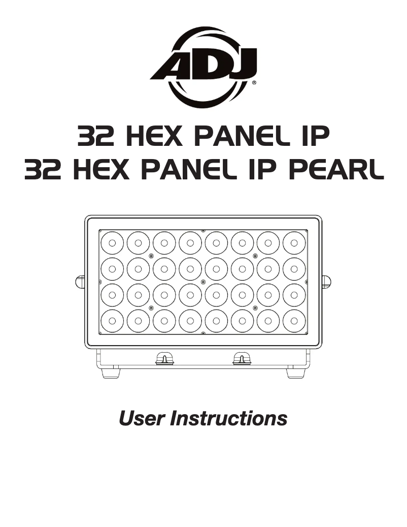 Image de la première page du manuel de l'appareil 32 HEX Panel IP Pearl