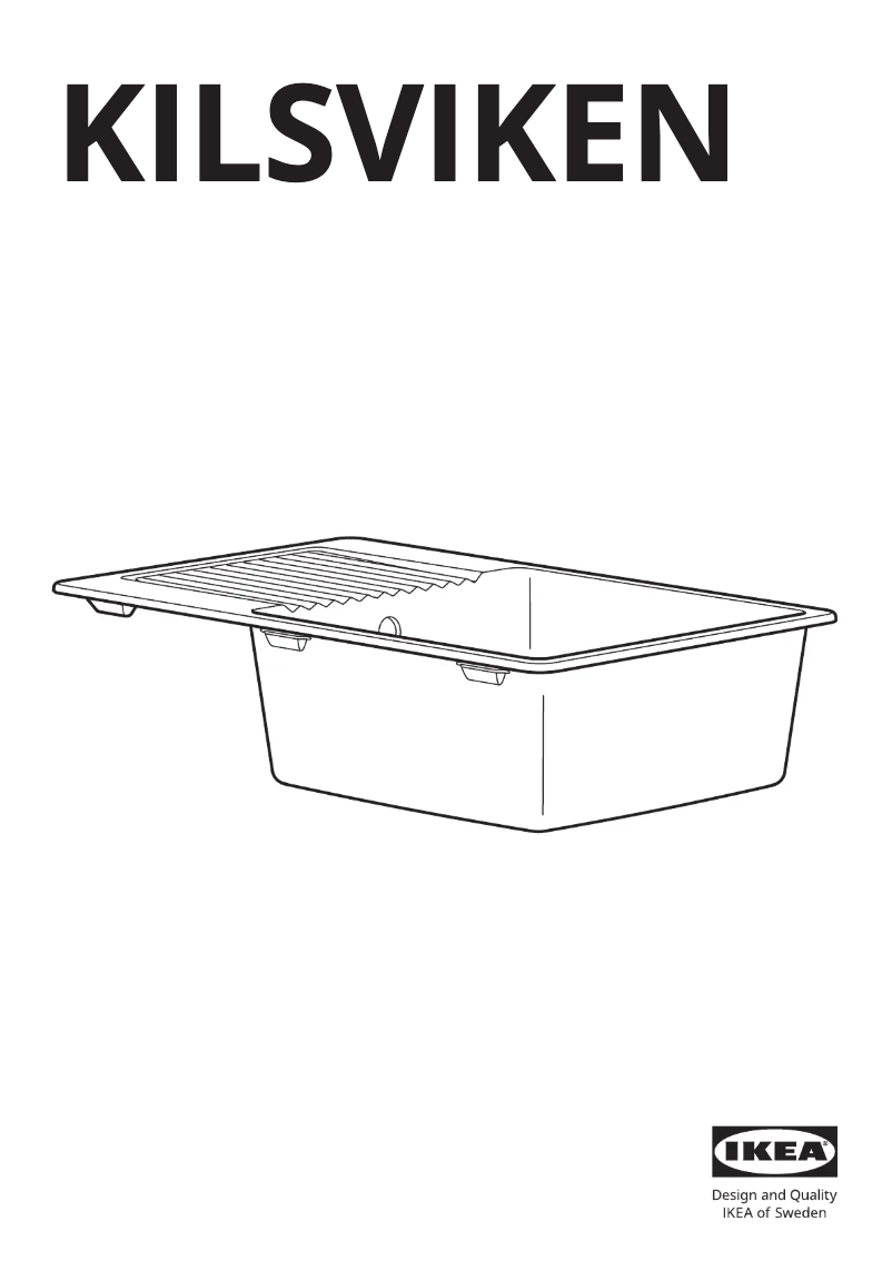 Página 1 del manual Instrucciones / montaje Ikea KILSVIKEN