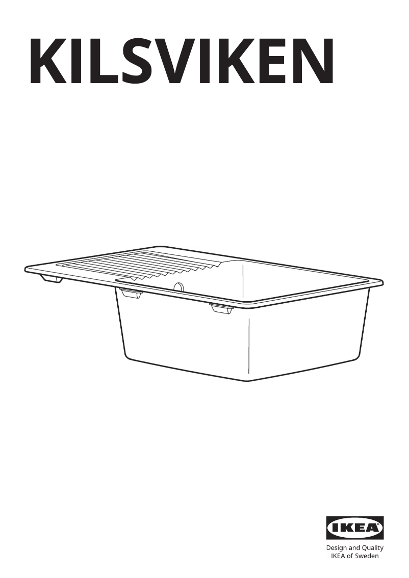 Image de la première page du manuel de l'appareil KILSVIKEN