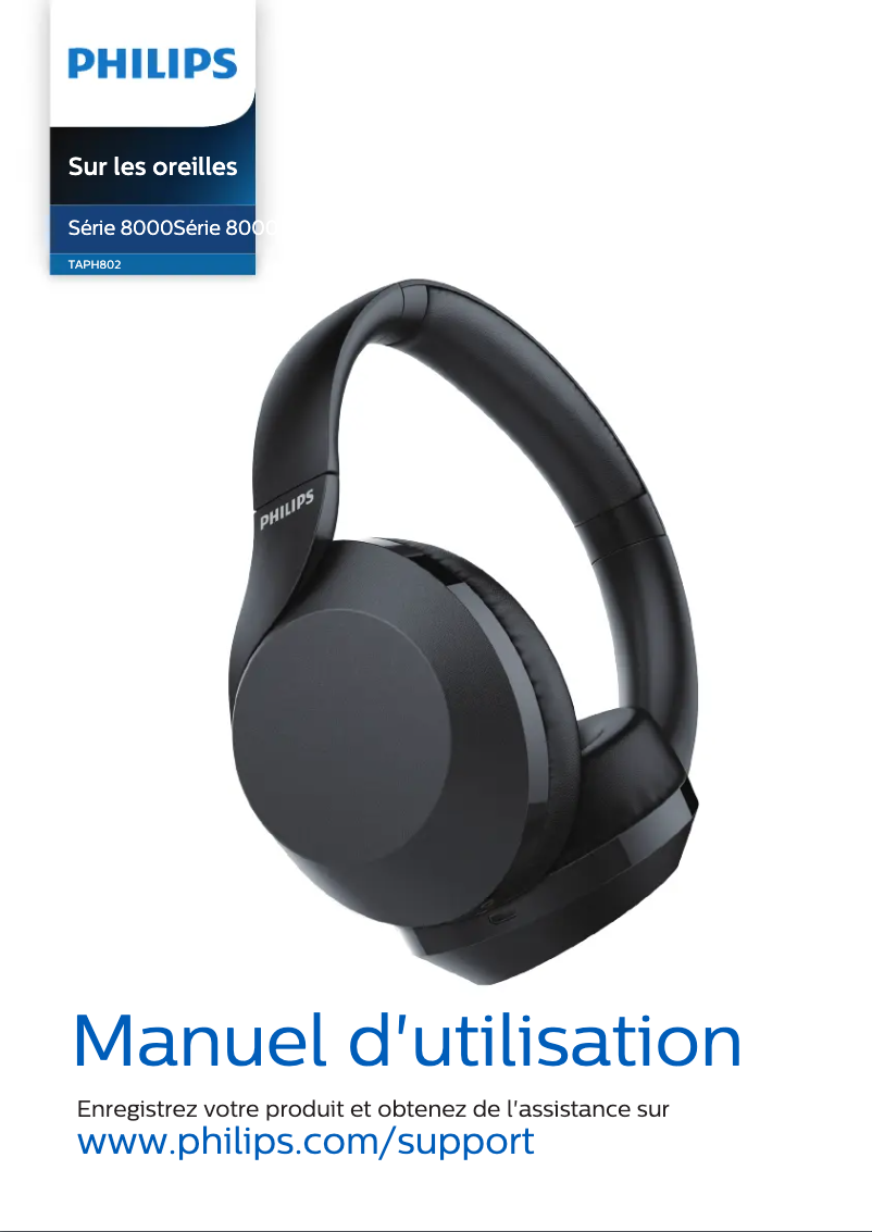 Image de la première page du manuel de l'appareil TAPH802