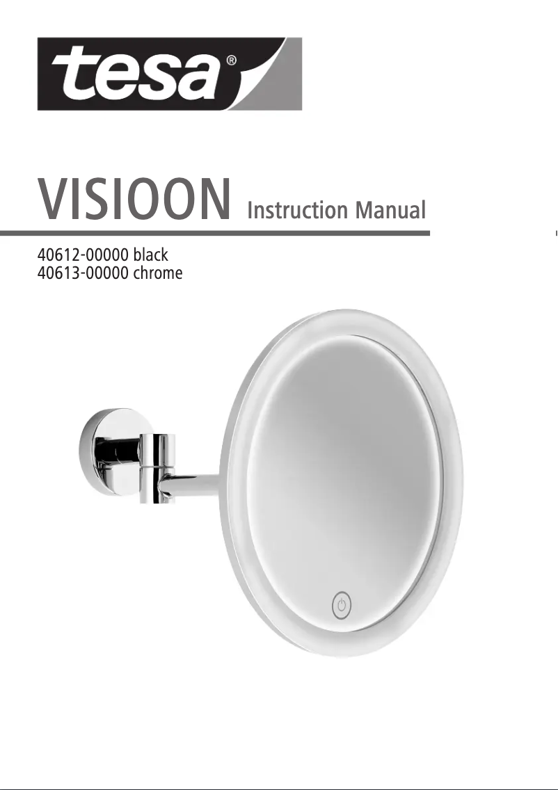 Page n°1 - Manuel utilisateur TESA VISIOON