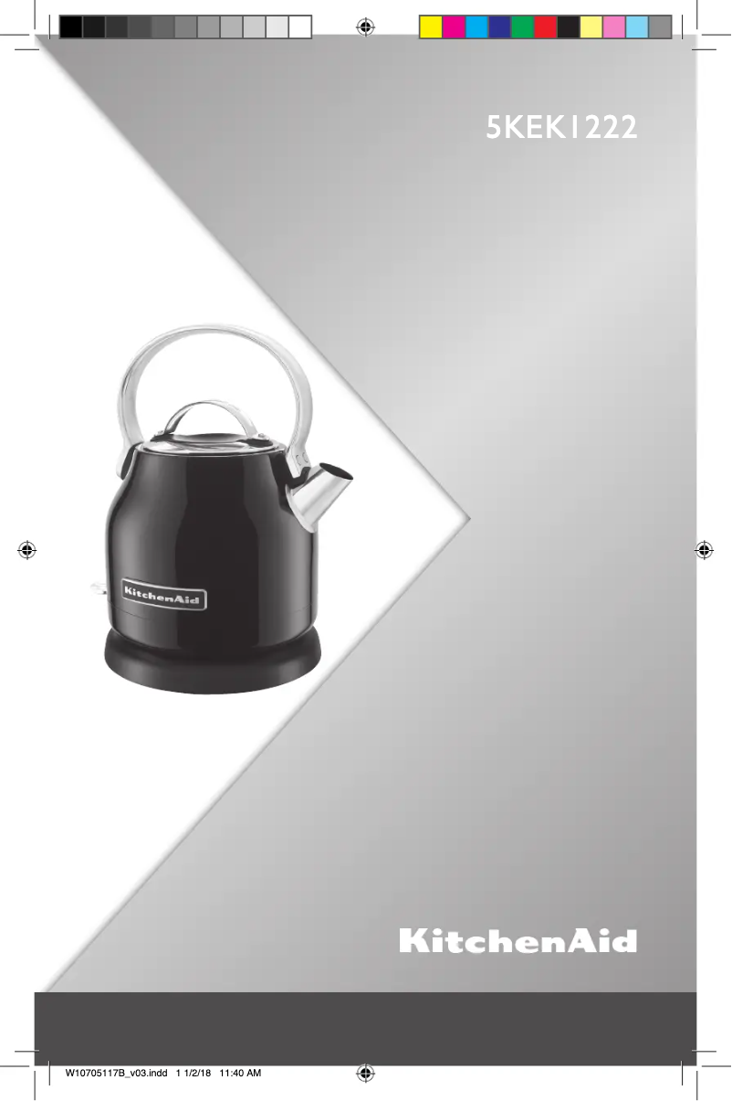 Page 1 de la notice Mode d'emploi KitchenAid 5KEK1222