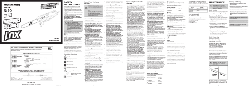 Page n°1 - Manuel utilisateur XU1 XECS-1835U