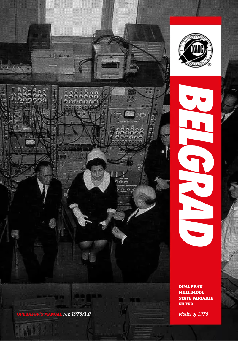 Page n°1 - Manuel utilisateur Xaoc Belgrad