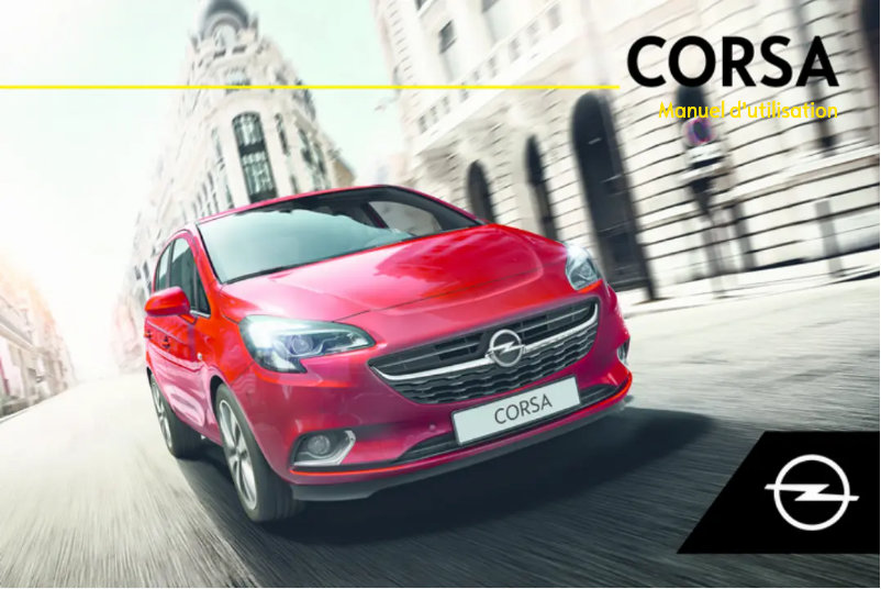 Página 1 del manual Manual de usuario Opel Corsa (2019)