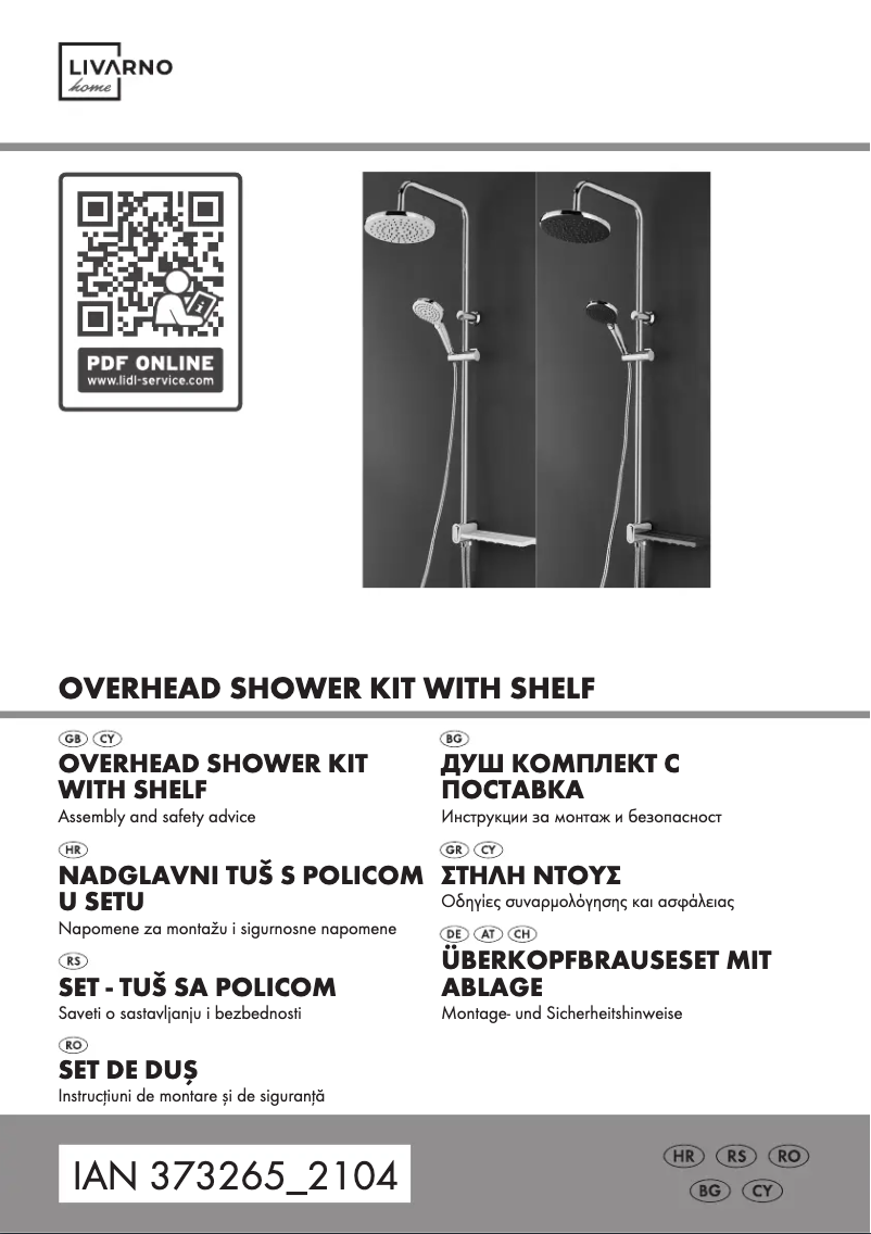 Page n°1 - Manuel utilisateur Livarno Lux HG06792