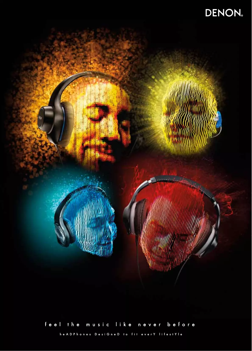 Page 1 de la notice Brochure Denon AH-D7100