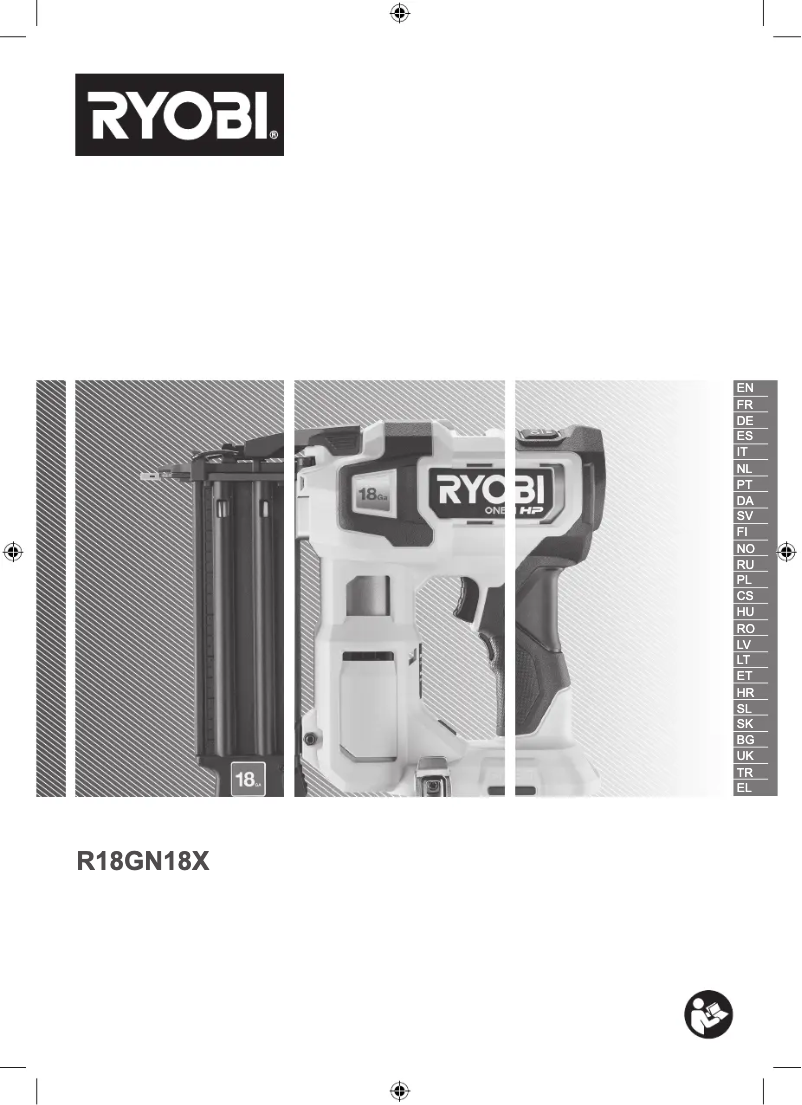 Page n°1 - Manuel utilisateur RYOBI One+ R18GN18X