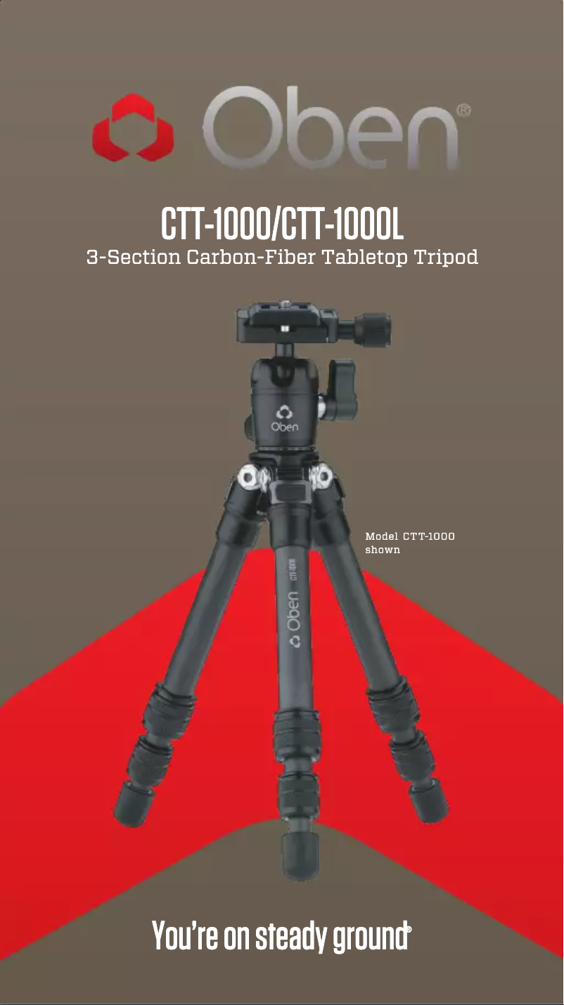 Page 1 de la notice Manuel utilisateur Oben CTT-1000L