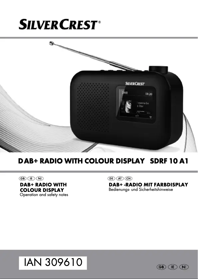 Imagen de la primera página del manual del dispositivo SDRF 10 A1