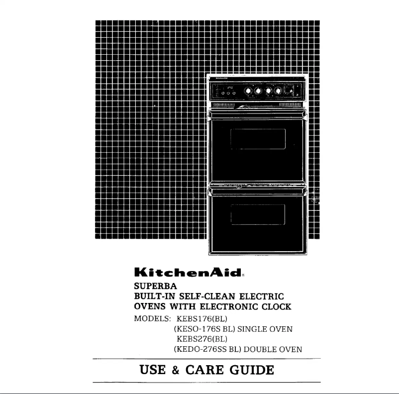 Página 1 del manual Manual de usuario KitchenAid KEBS176WBL1