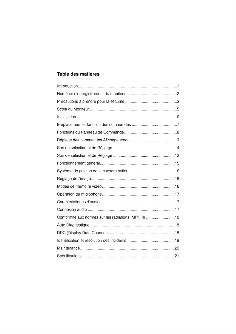 Image de la première page du manuel de l'appareil CM530