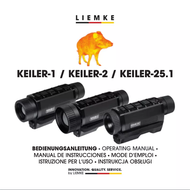Page 1 de la notice Manuel utilisateur Liemke Keiler-2