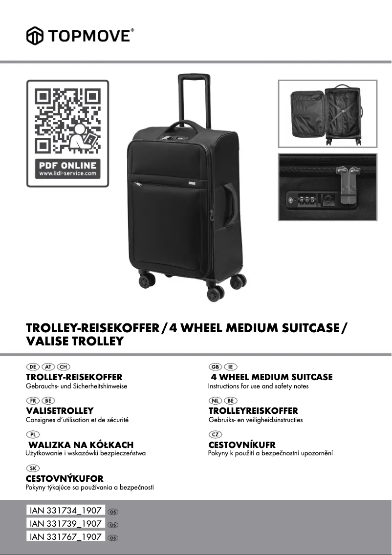 Image de la première page du manuel de l'appareil IAN 331757