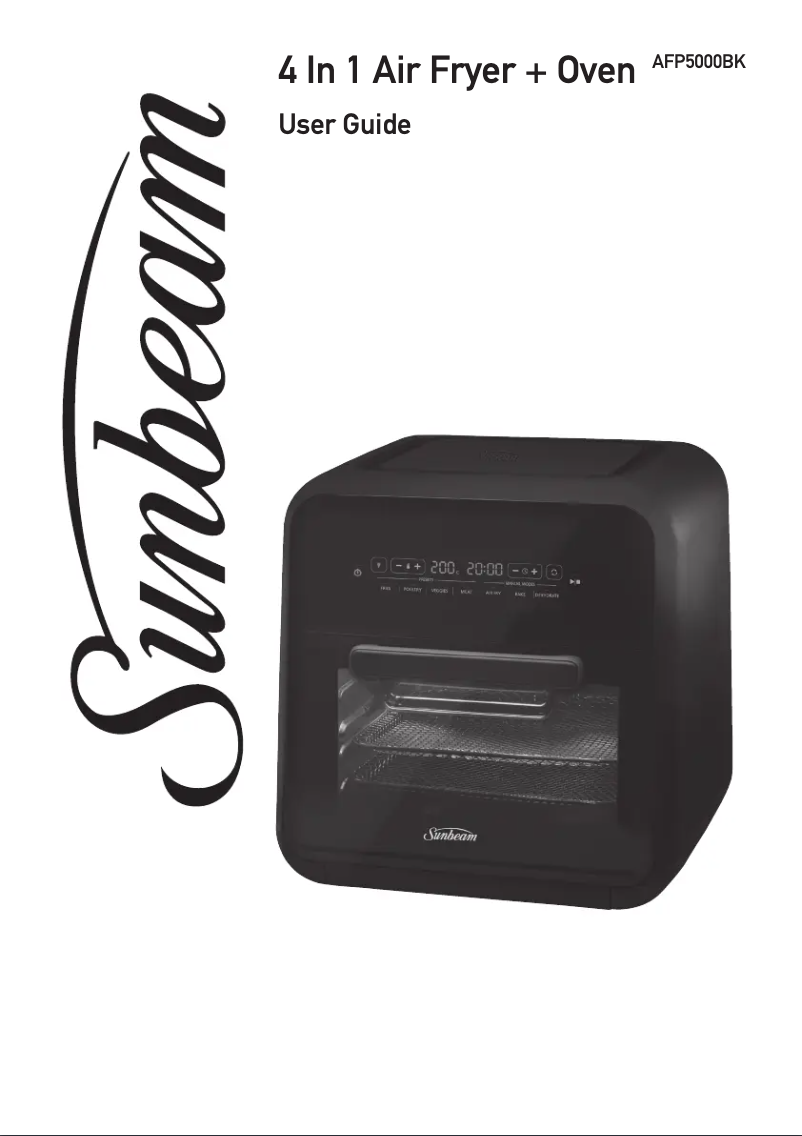 Image de la première page du manuel de l'appareil AFP5000BK