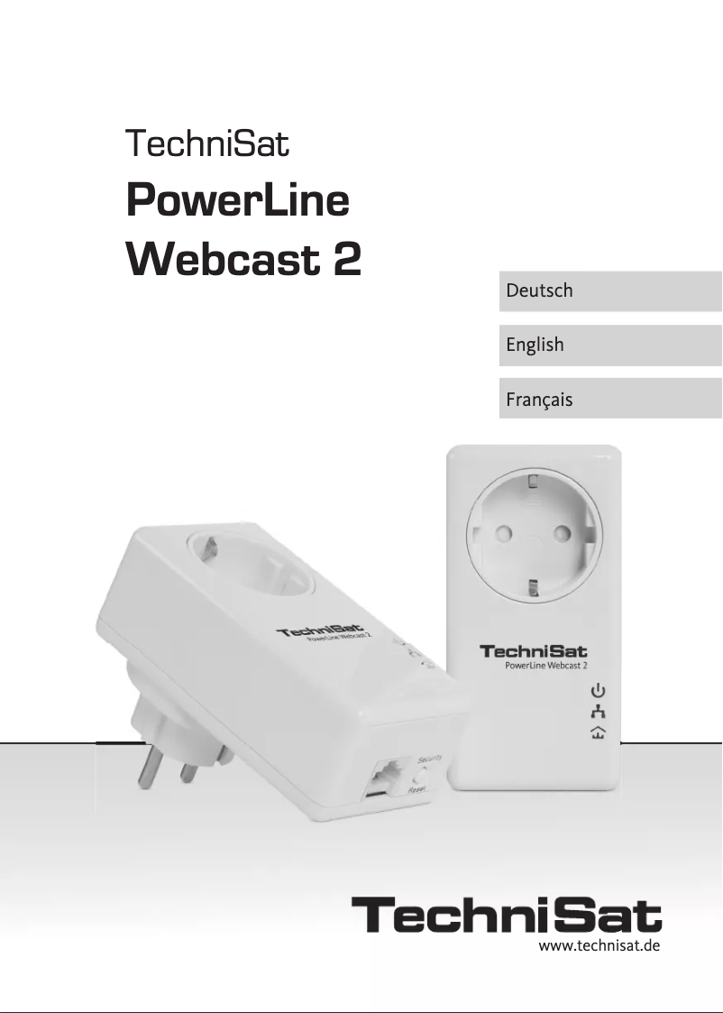 Image de la première page du manuel de l'appareil PowerLine Webcast 2