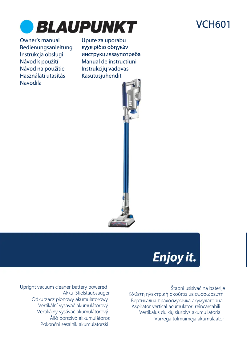 Page 1 de la notice Manuel utilisateur Blaupunkt VCH601