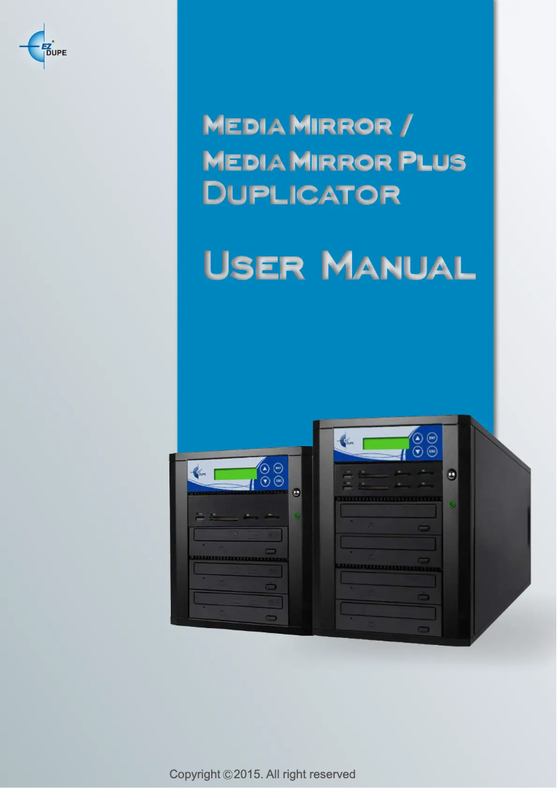 Image de la première page du manuel de l'appareil Media Mirror