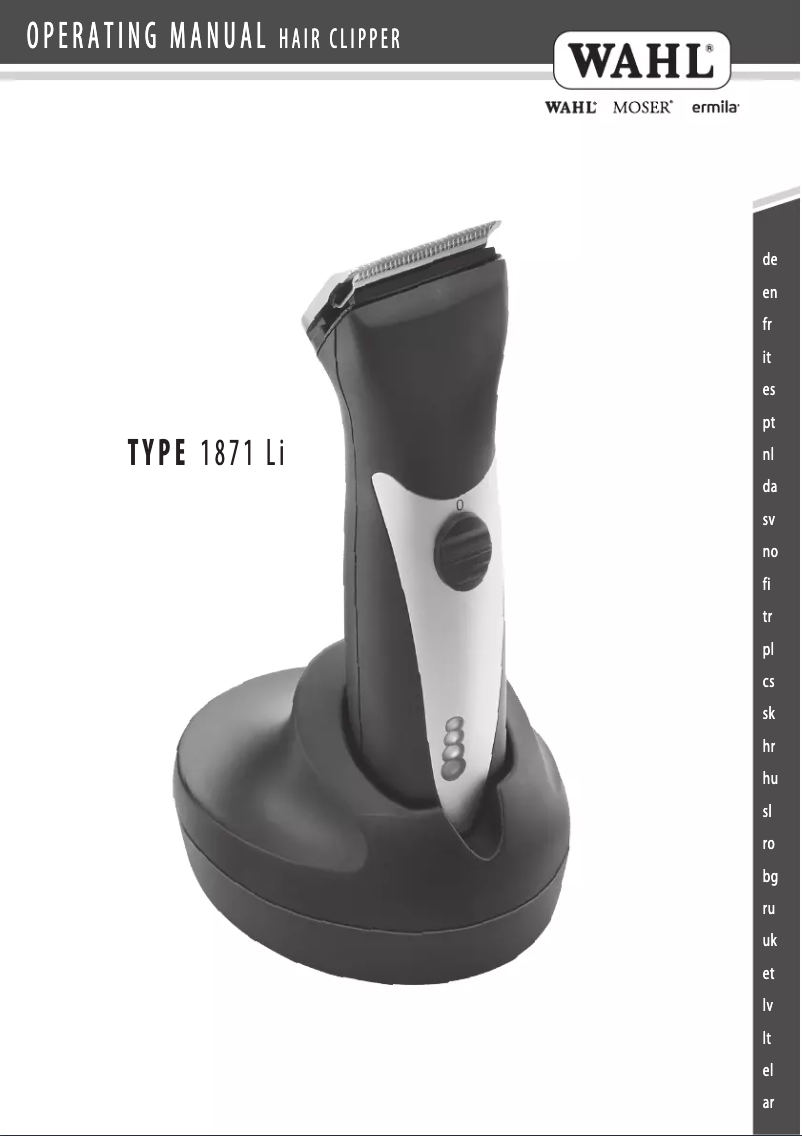 Page 1 de la notice Manuel utilisateur Moser ChromStyle