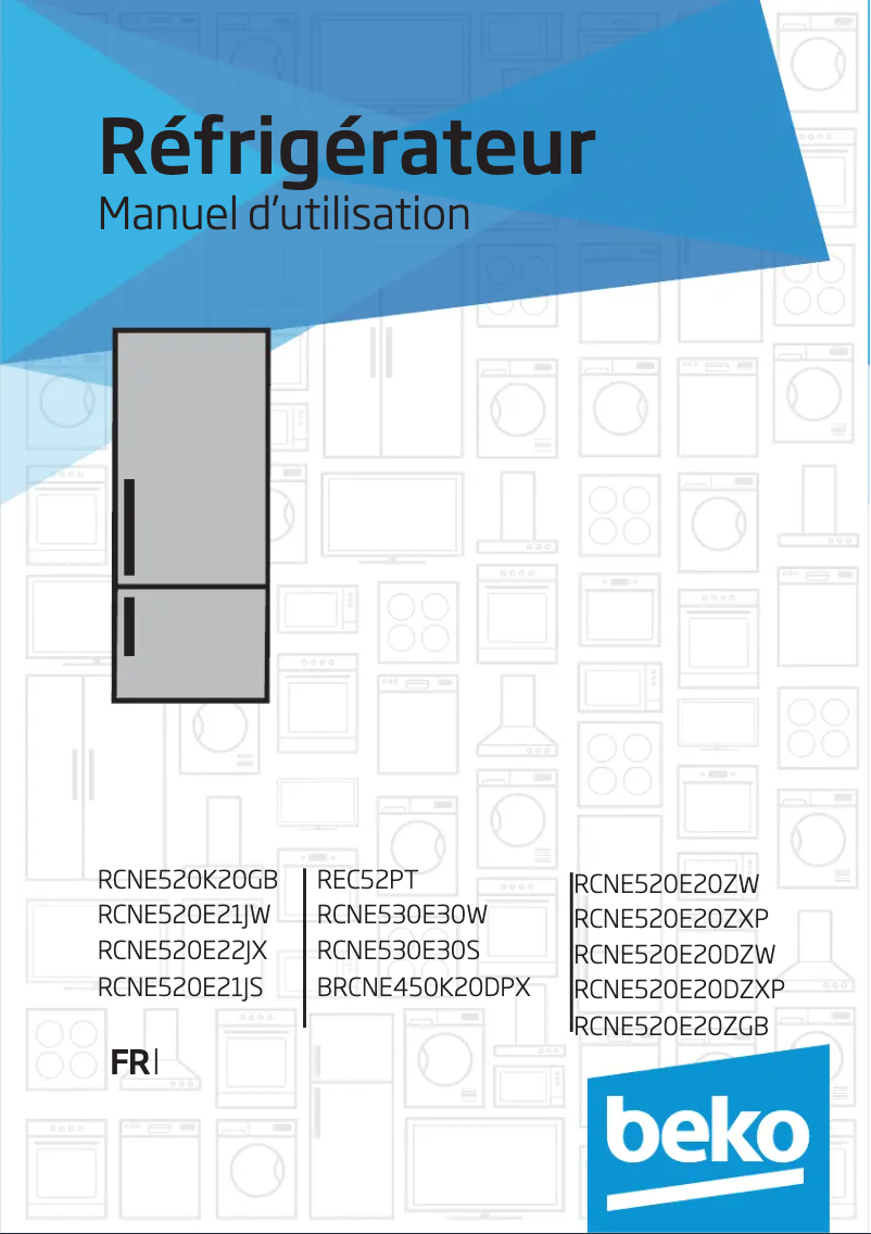 Page n°1 - Manuel utilisateur Beko RCNE520E20ZGB