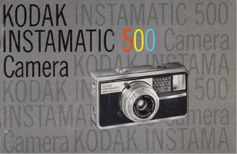Page 1 de la notice Manuel utilisateur Kodak Instamatic 500