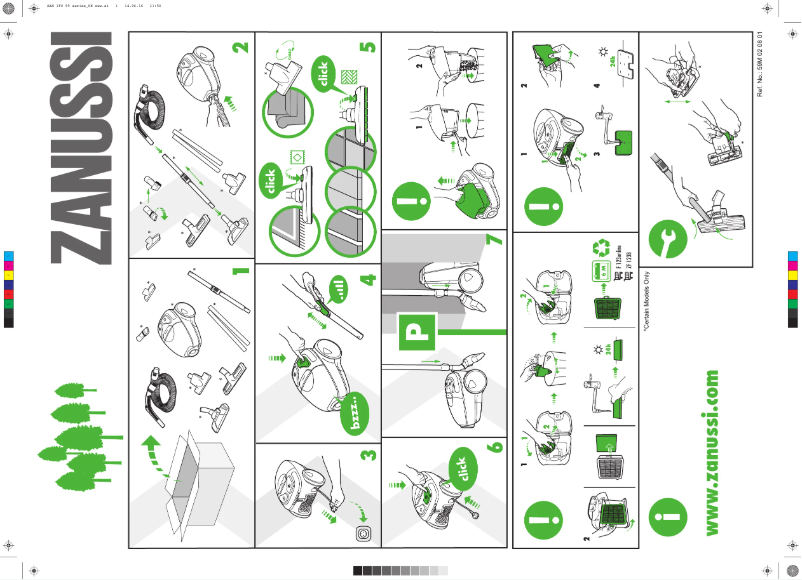 Imagen de la primera página del manual del dispositivo ZAN1930UEL
