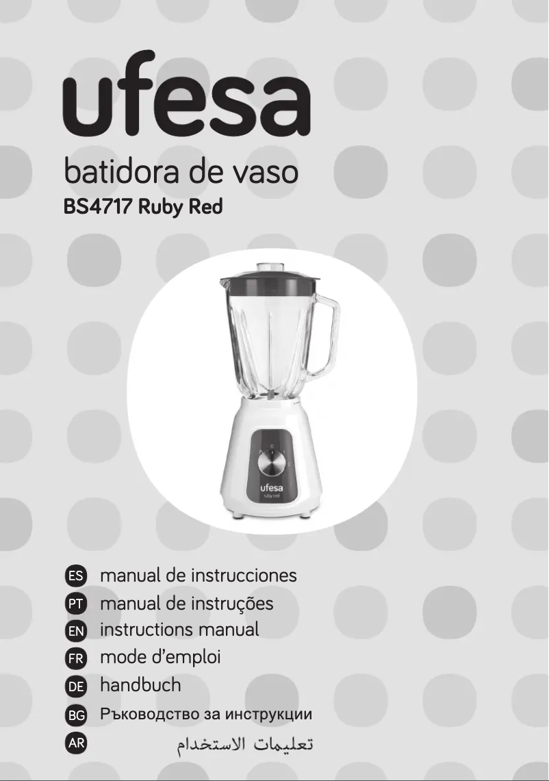 Image de la première page du manuel de l'appareil Ruby Red BS4717