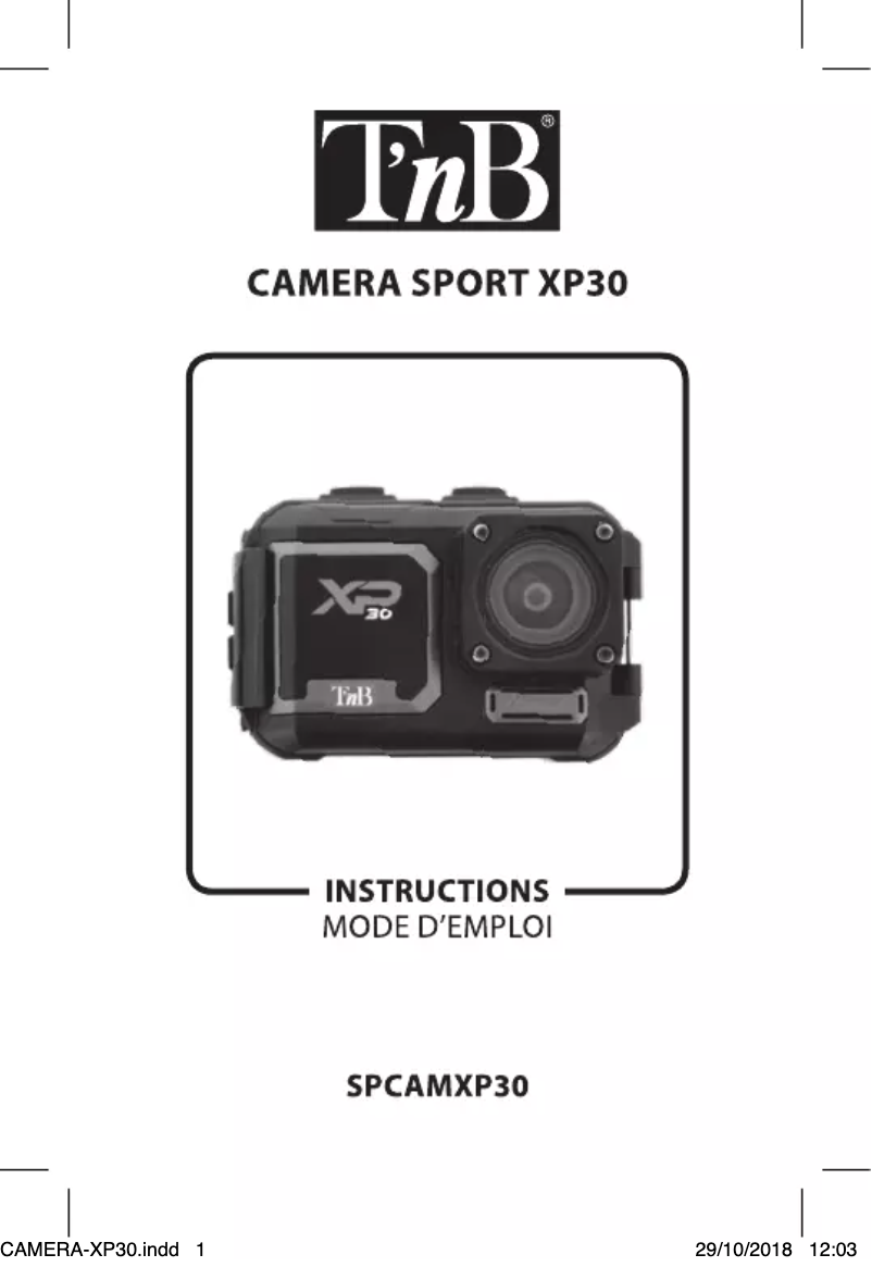 Image de la première page du manuel de l'appareil XP30