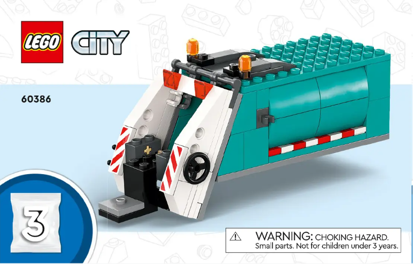 Page n°1 - Consignes visuelles Lego City 60386