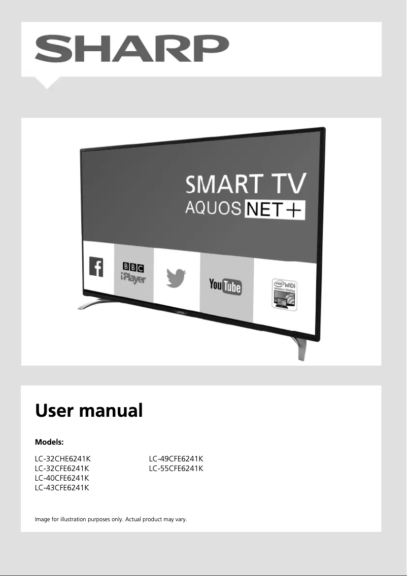 Image de la première page du manuel de l'appareil LC-32CFE6241K