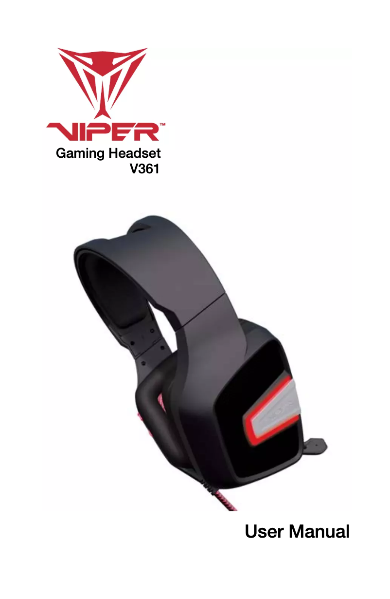 Image de la première page du manuel de l'appareil Viper V361