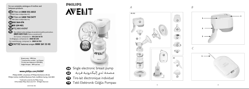 Page n°1 - Manuel utilisateur Philips SPD5120CC