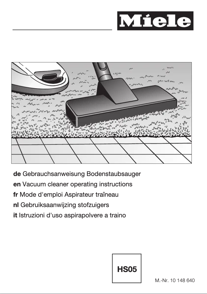 Page 1 de la notice Manuel utilisateur Miele Complete C1 Tango EcoLine Plus
