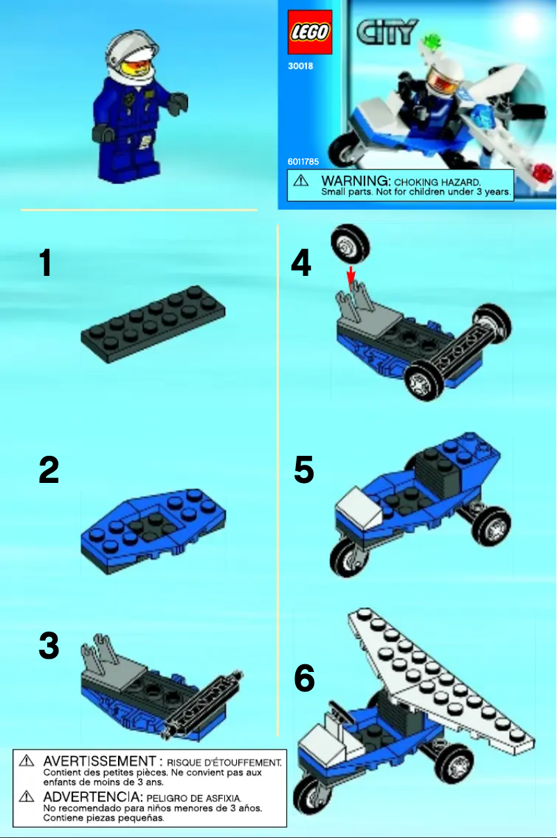Page 1 of the manual User Manual Lego Police Plane