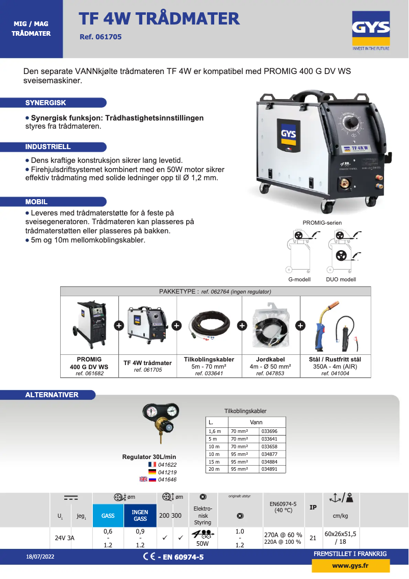 Image de la première page du manuel de l'appareil TF 4W