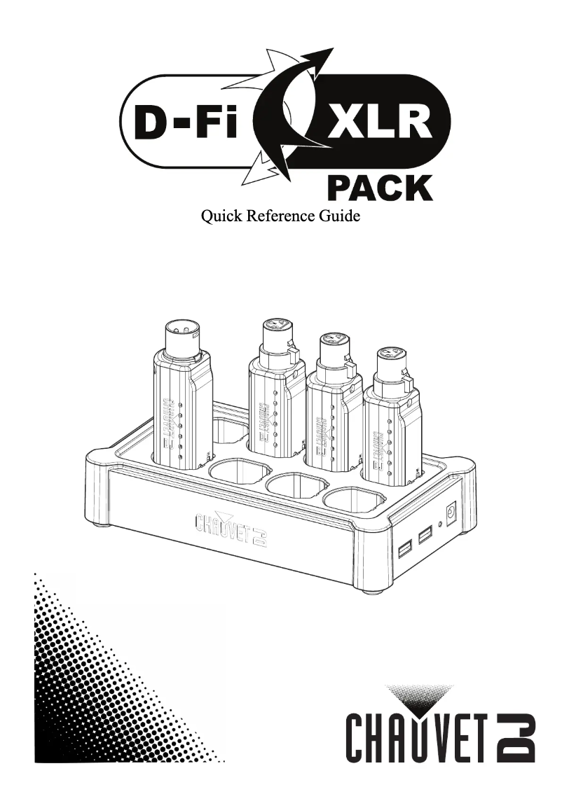 Page 1 de la notice Manuel utilisateur Chauvet D-Fi XLR