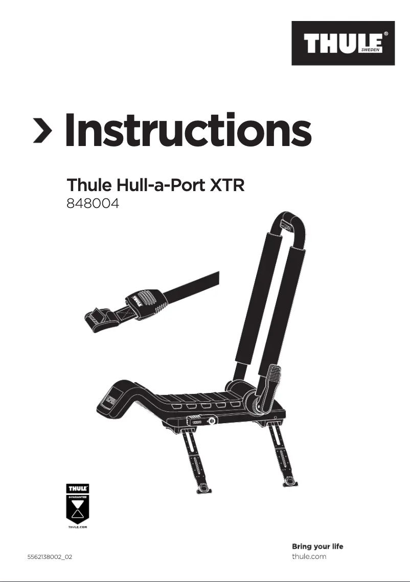 Page n°1 - Manuel utilisateur Thule Hull-a-Port XTR