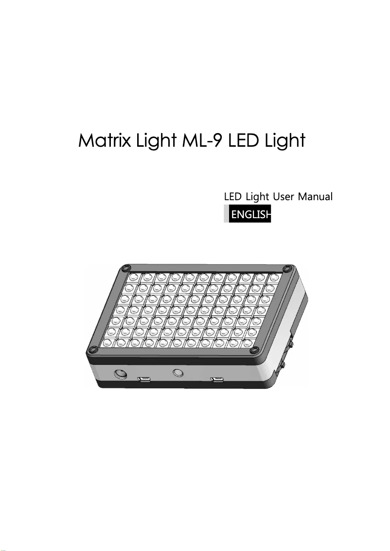 Image de la première page du manuel de l'appareil ML-9