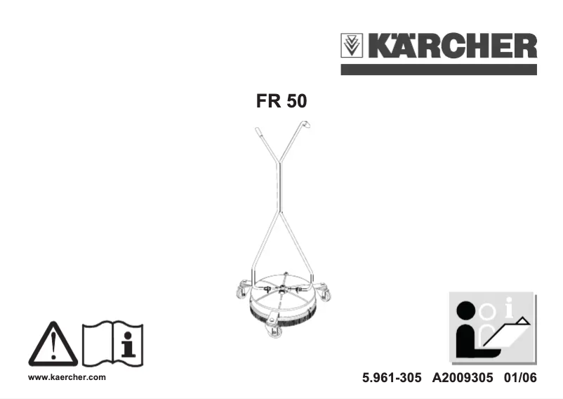 Página 1 del manual Manual de usuario Kärcher FR 50
