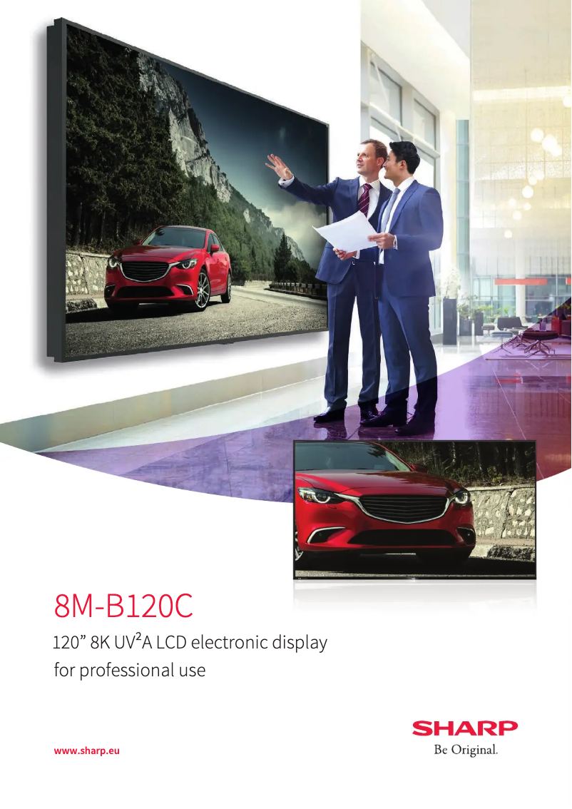 Page 1 de la notice Brochure Sharp 8M-B120C