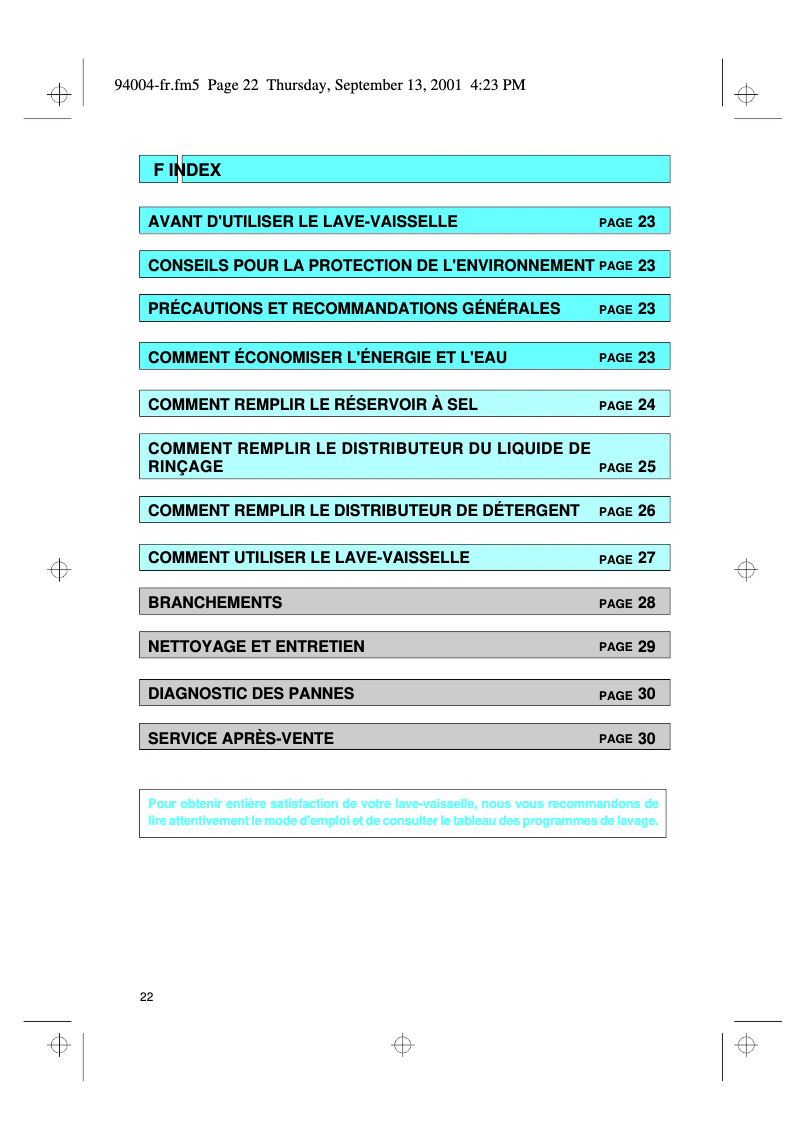 Image de la première page du manuel de l'appareil GSX 4756 w s