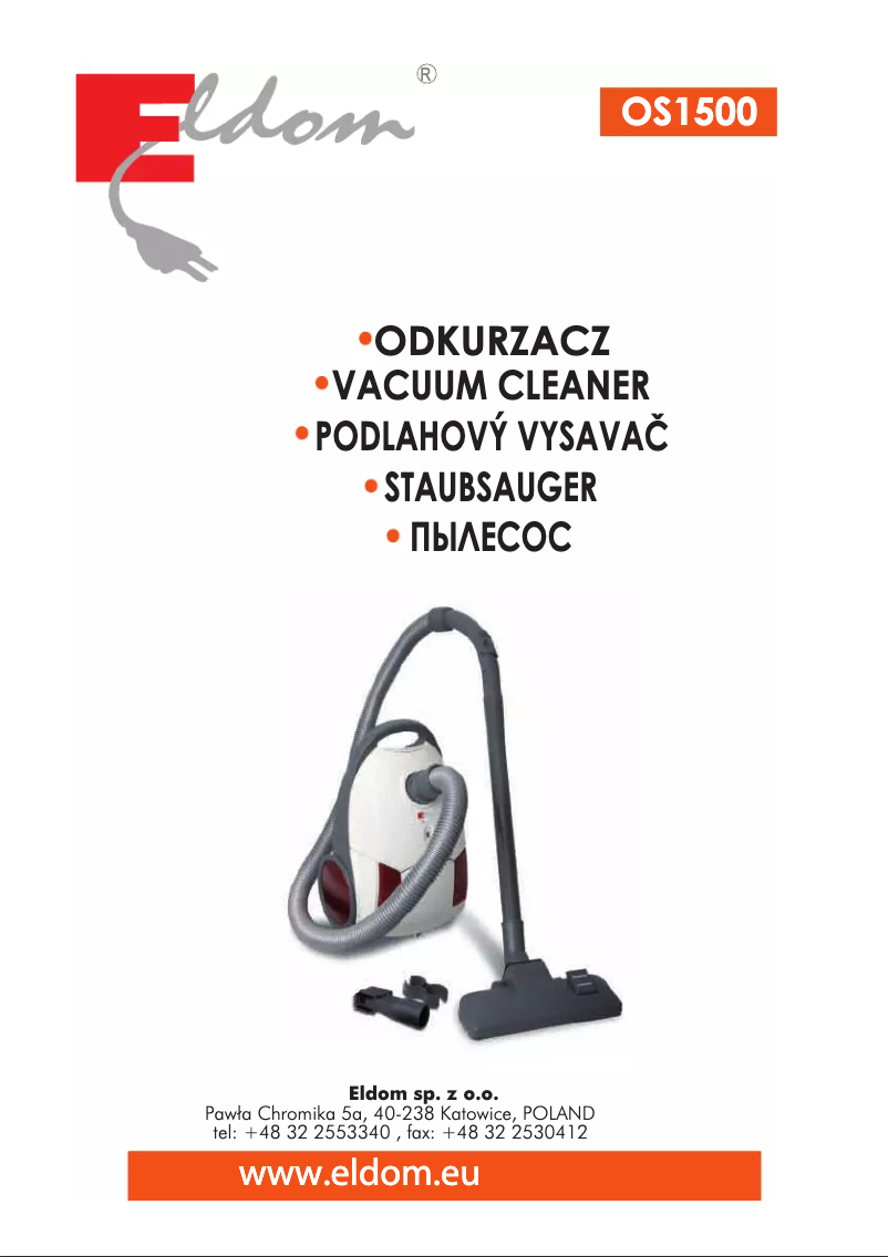 Image de la première page du manuel de l'appareil OS1500