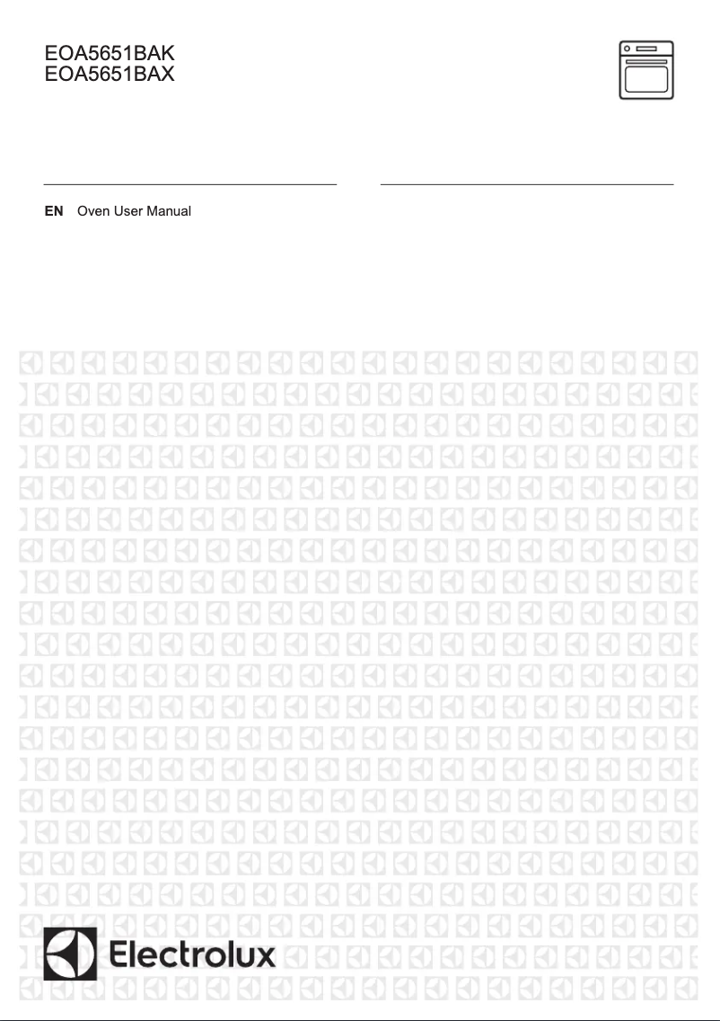 Page n°1 - Manuel utilisateur Electrolux EOA5651BAX