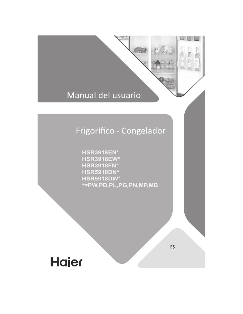 Página 1 del manual Etiqueta energética Haier HSR5918DNMP
